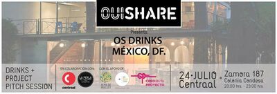 Ouishare Drinks #1 - M&eacute;xico DF - Centraal