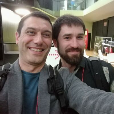 Albert Ca&ntilde;igueral (Ouishare) and Tom Llewellyn (Shareable)