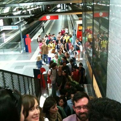 Close to 100 people!