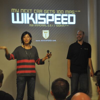 Cecilia from MOB with Joe Justice - Wikispeed