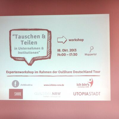 Ouishare Wuppertal Workshop & Drinks #1