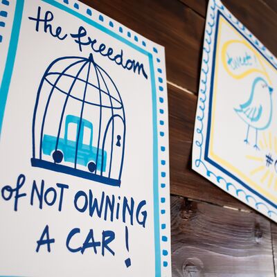 The freedom of not owning a car