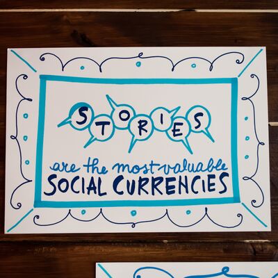 Stories are the most valuable currencies
